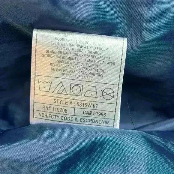 Reebok Puffer Vest Seattle Seahawks Women’s Size XL Navy White Blue Hood - Picture 5 of 6